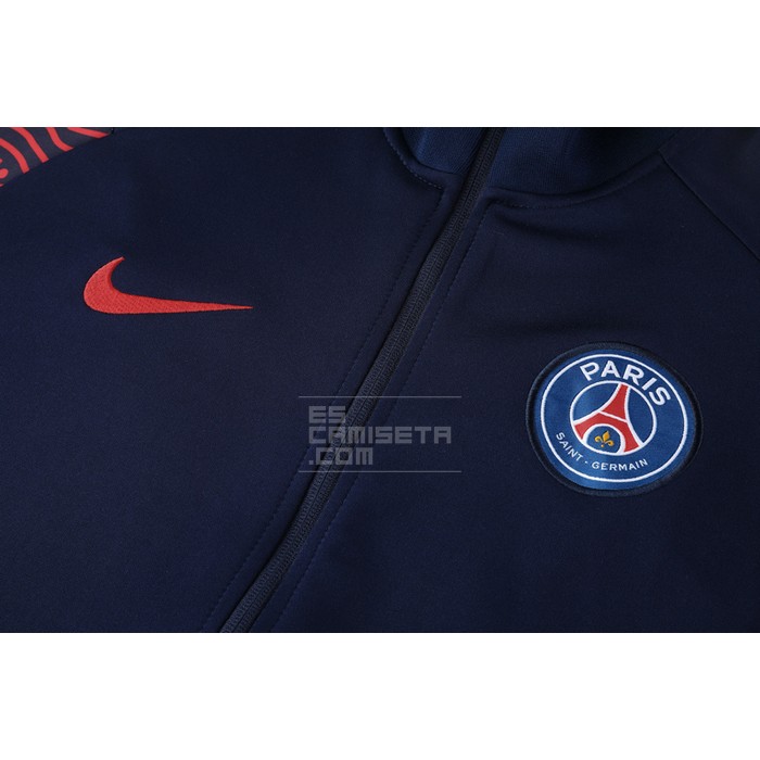 Chandal de Chaqueta del Paris Saint-Germain 20-21 Azul y Rojo - Haga un click en la imagen para cerrar